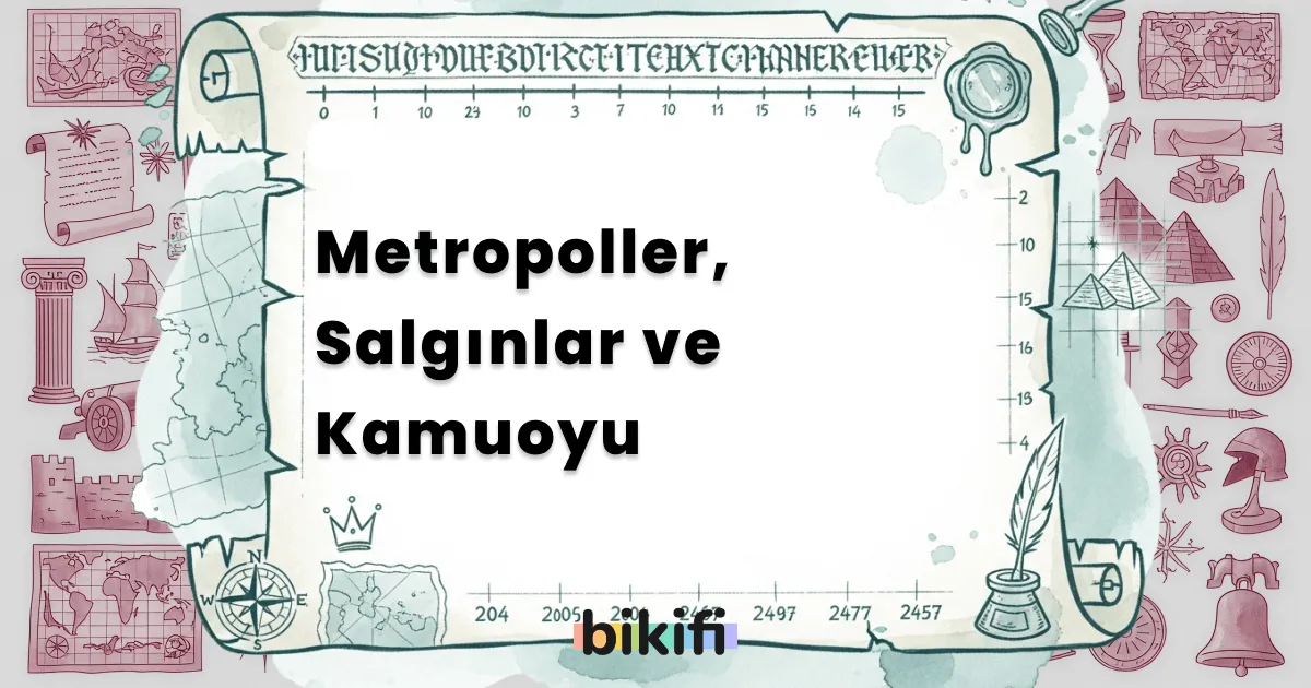 Metropoller, Salgınlar ve Kamuoyu