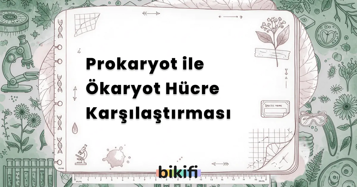 Prokaryot ile Ökaryot Hücre Karşılaştırması