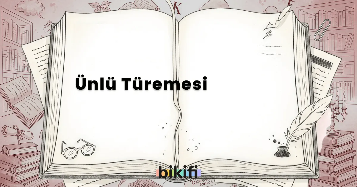 Ünlü Türemesi
