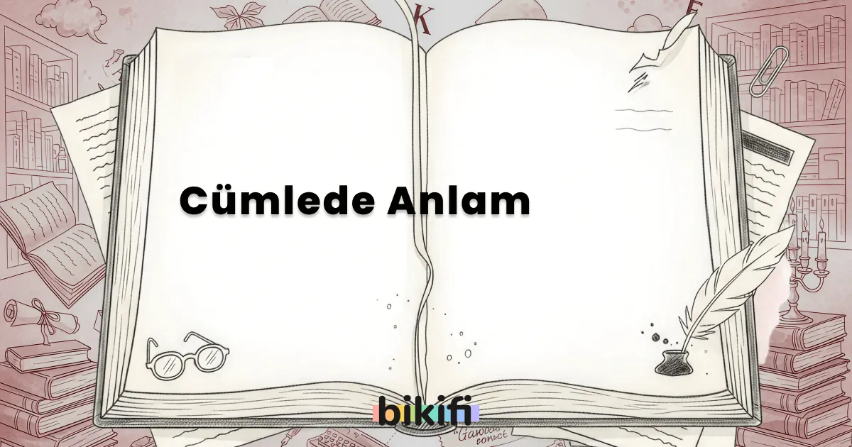 Cümlede Anlam