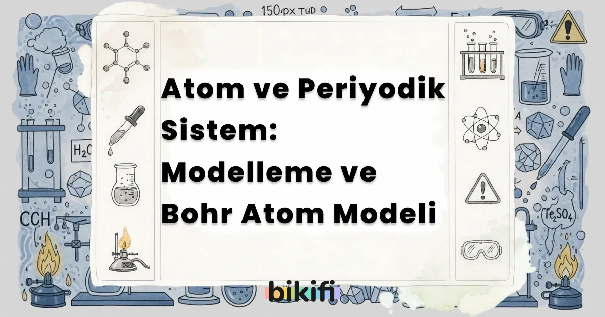 Atom ve Periyodik Sistem: Modelleme ve Bohr Atom Modeli