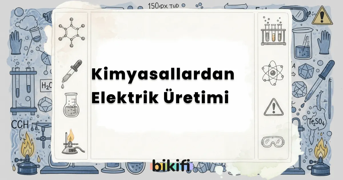 Kimyasallardan Elektrik Üretimi
