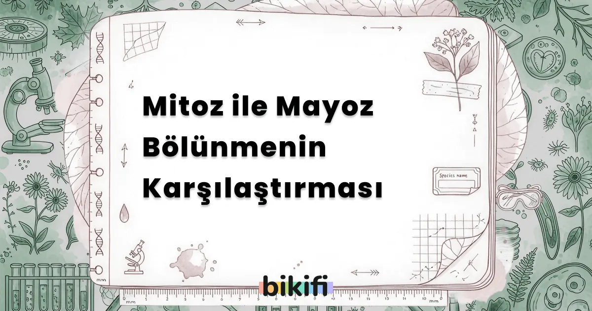 Mitoz ile Mayoz Bölünmenin Karşılaştırması