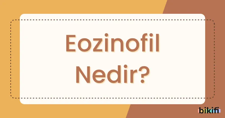 Eozinofil Nedir?