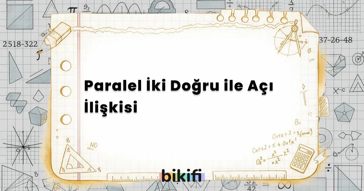 Paralel İki Doğru ile Açı İlişkisi