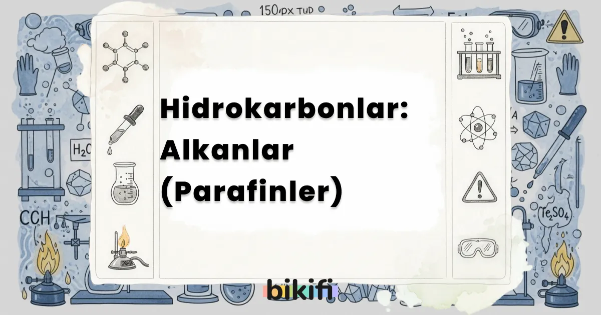 Hidrokarbonlar: Alkanlar (Parafinler)