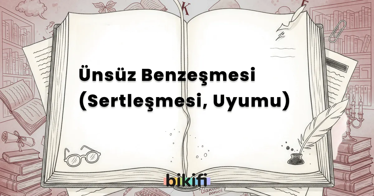 Ünsüz Benzeşmesi (Sertleşmesi, Uyumu)
