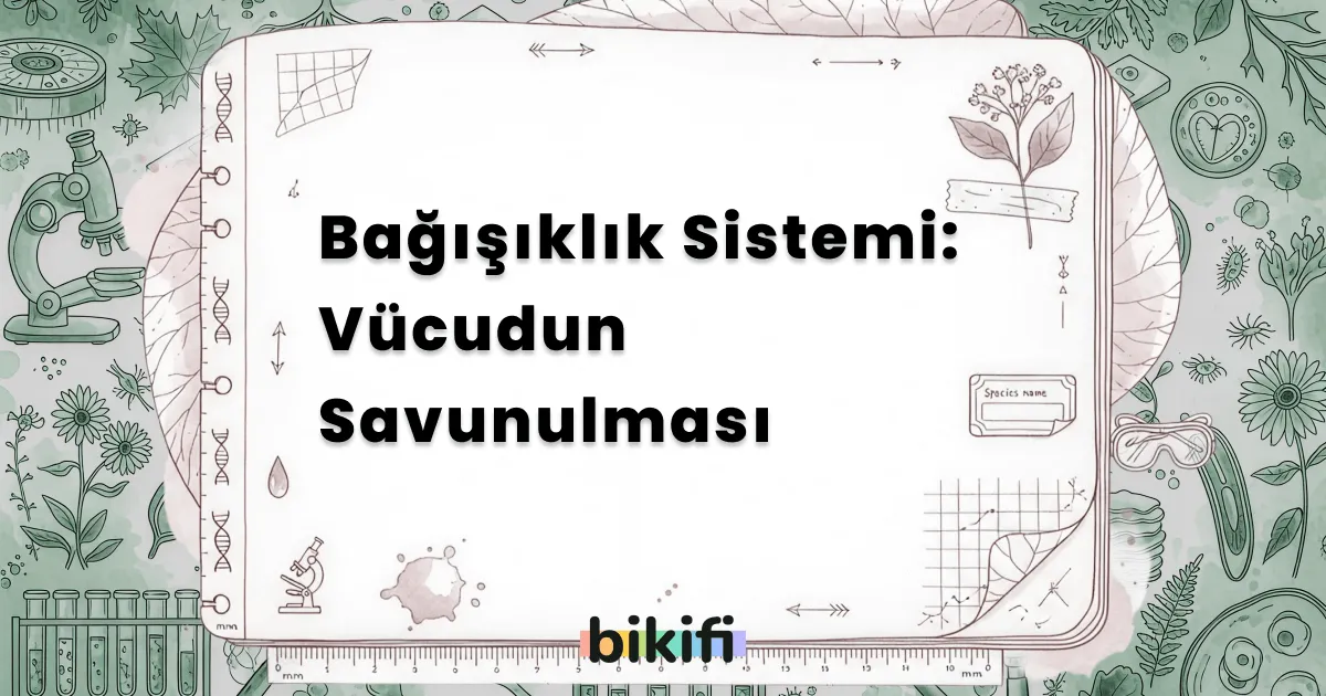 Bağışıklık Sistemi: Vücudun Savunulması