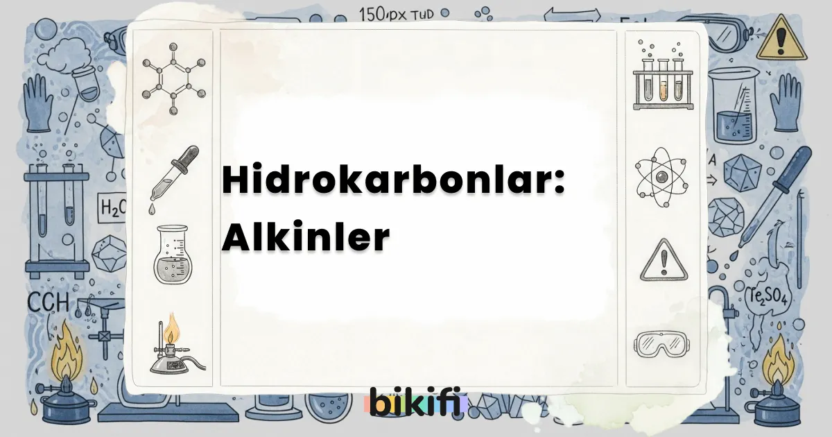 Hidrokarbonlar: Alkinler