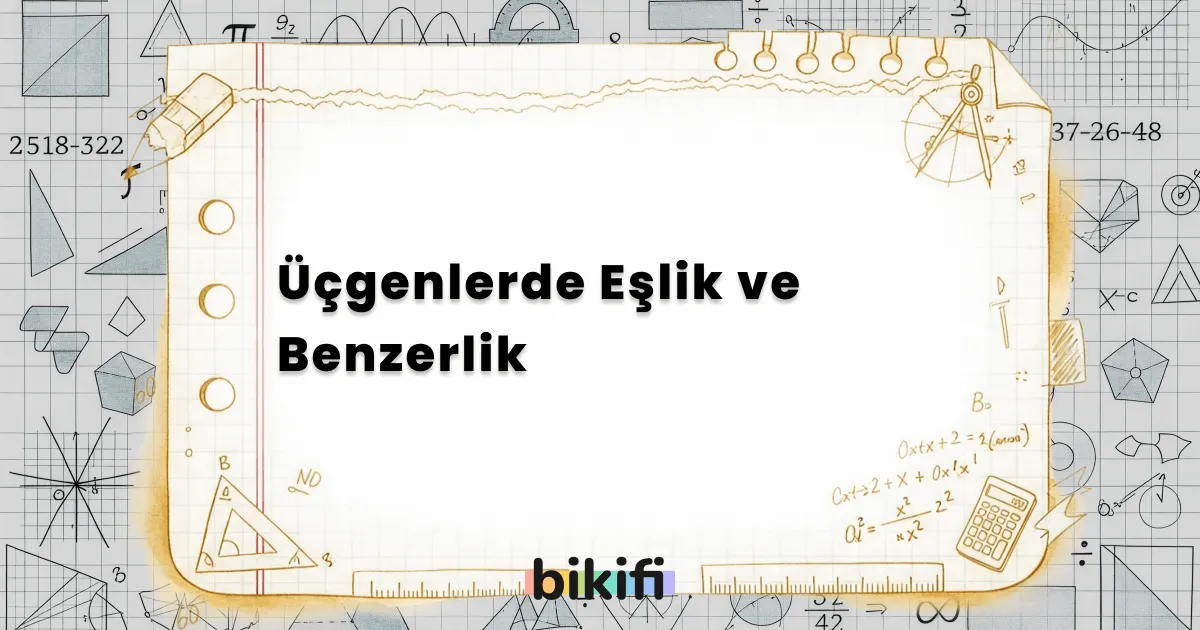 Üçgenlerde Eşlik ve Benzerlik