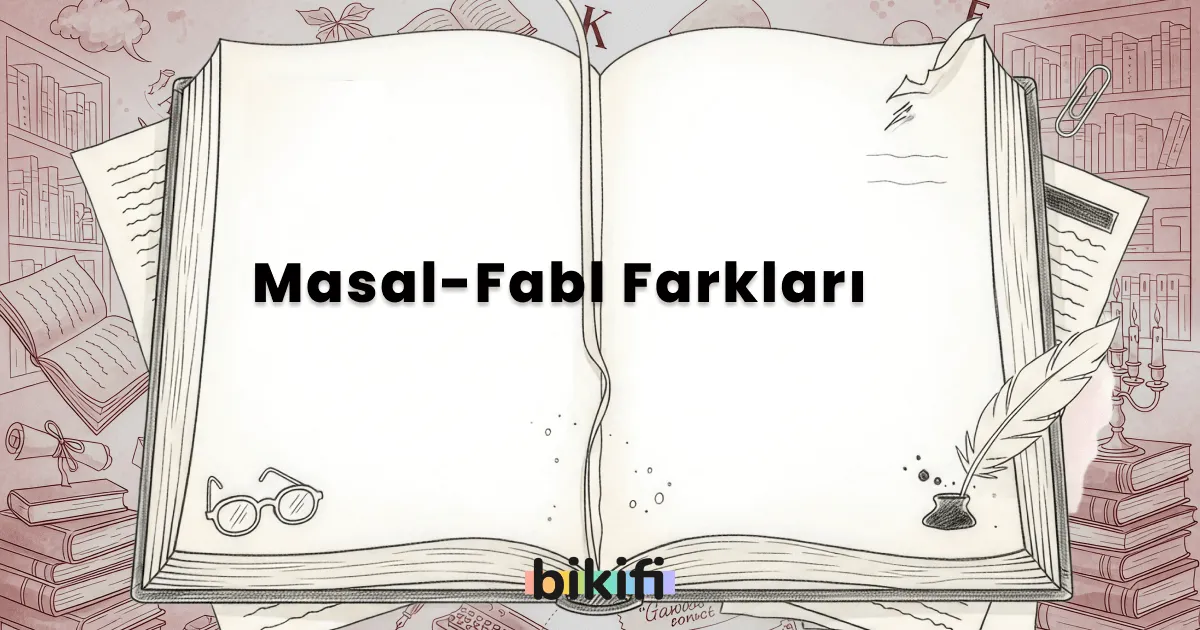 Masal-Fabl Farkları