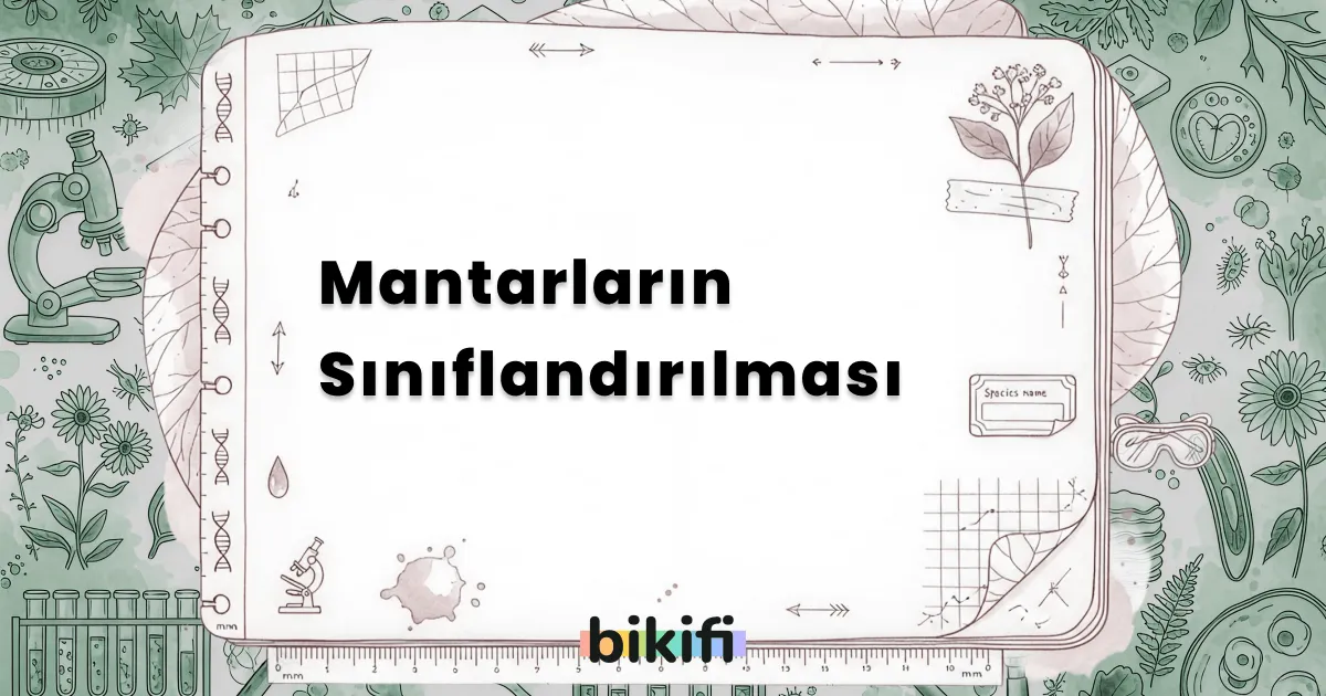 Mantarların Sınıflandırılması