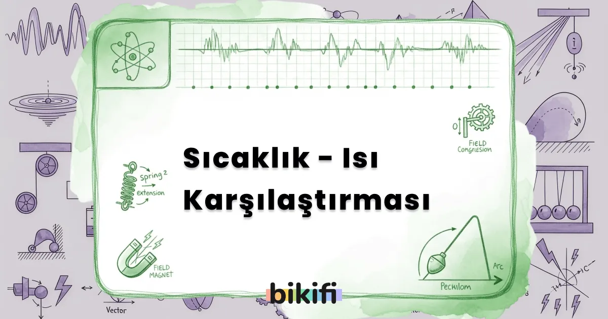 Sıcaklık – Isı Karşılaştırması
