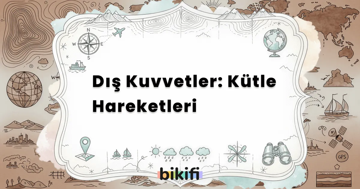 Dış Kuvvetler: Kütle Hareketleri