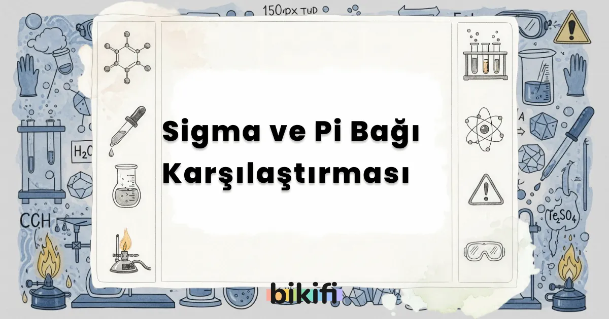 Sigma ve Pi Bağı Karşılaştırması