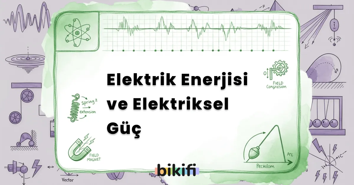 Elektrik Enerjisi ve Elektriksel Güç