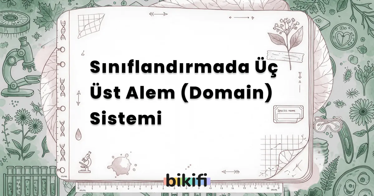 Sınıflandırmada Üç Üst Alem (Domain) Sistemi