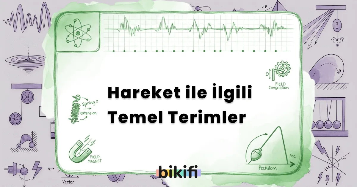 Hareket ile İlgili Temel Terimler