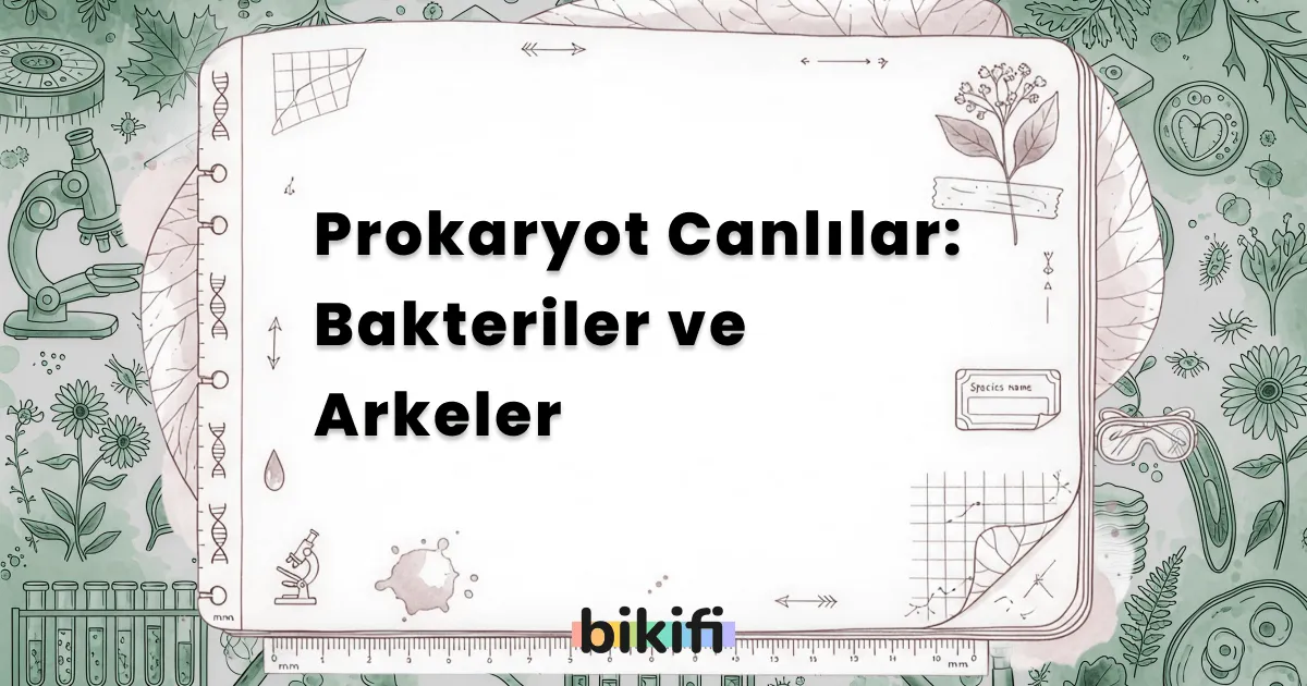 Prokaryot Canlılar: Bakteriler ve Arkeler