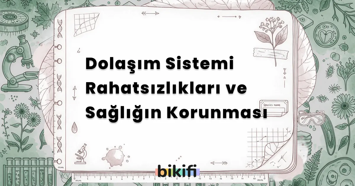 Dolaşım Sistemi Rahatsızlıkları ve Sağlığın Korunması