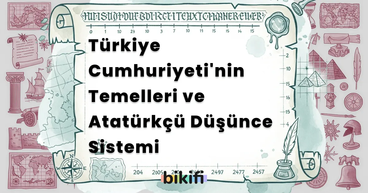 Türkiye Cumhuriyeti’nin Temelleri ve Atatürkçü Düşünce Sistemi