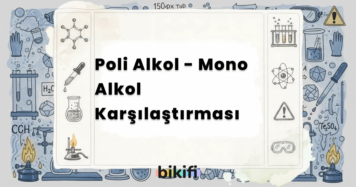 Poli Alkol – Mono Alkol Karşılaştırması