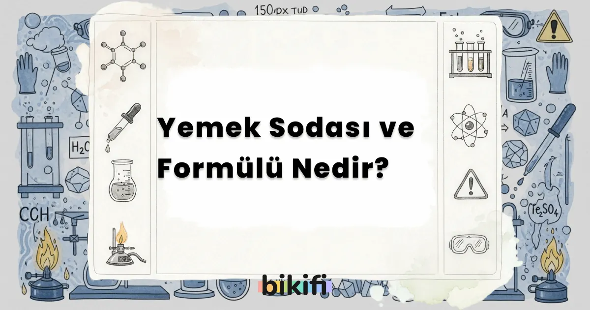 Yemek Sodası ve Formülü Nedir?