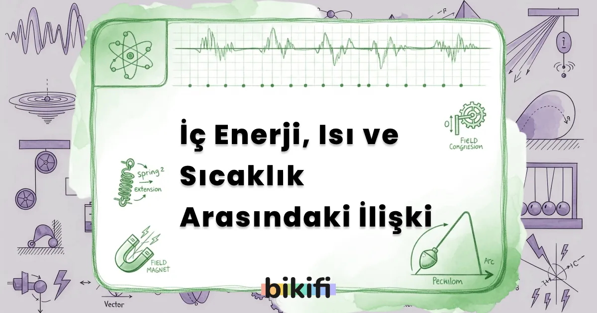 İç Enerji, Isı ve Sıcaklık Arasındaki İlişki