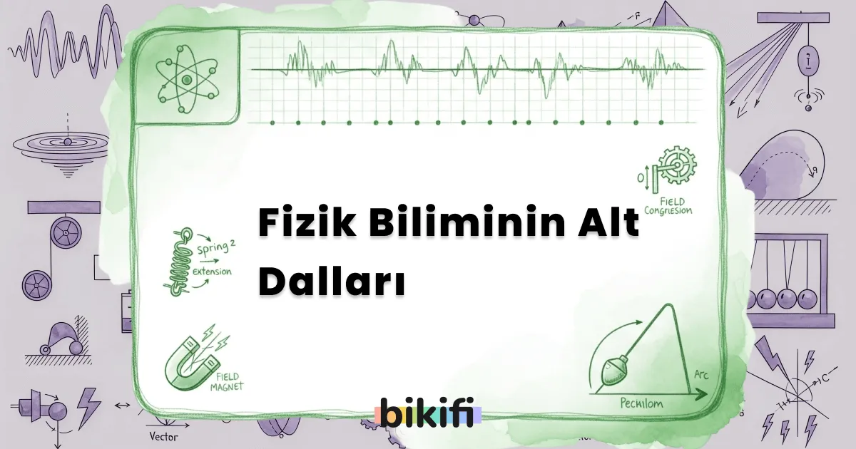 Fizik Biliminin Alt Dalları