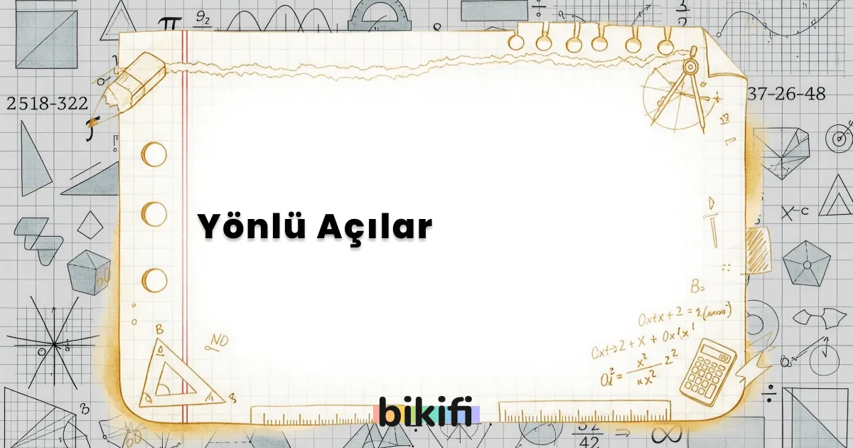 Yönlü Açılar