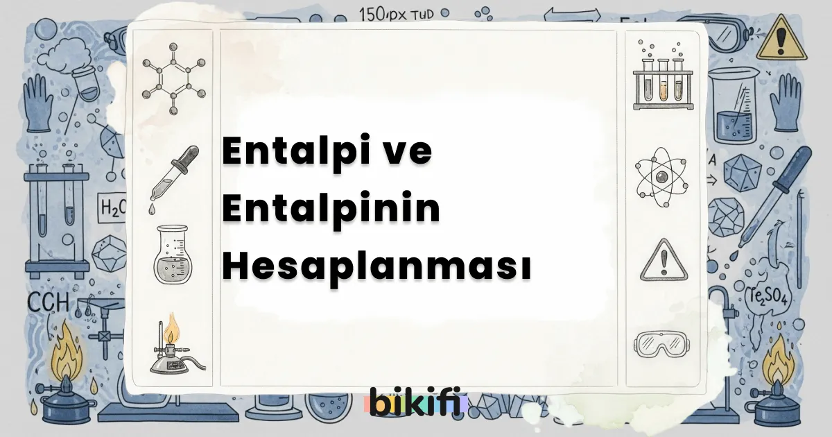 Entalpi ve Entalpinin Hesaplanması