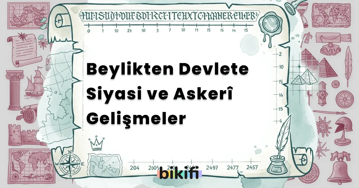 Beylikten Devlete Siyasi ve Askerî Gelişmeler